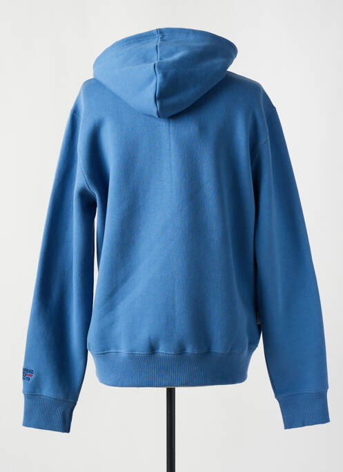 Sweat-shirt à capuche bleu DAYTONA pour homme