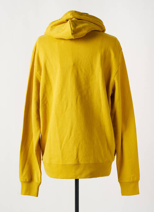 Sweat-shirt à capuche jaune DAYTONA pour homme