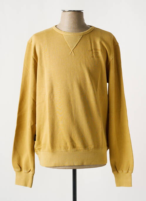 Sweat-shirt jaune DAYTONA pour homme
