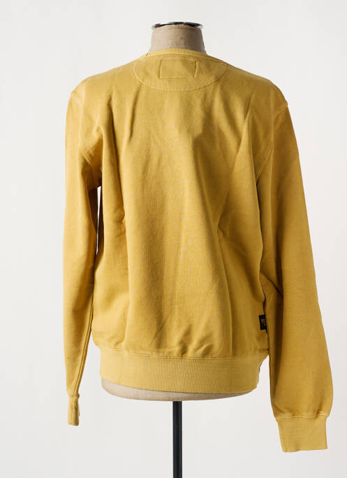 Sweat-shirt jaune DAYTONA pour homme