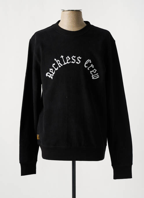 Sweat-shirt noir DAYTONA pour homme