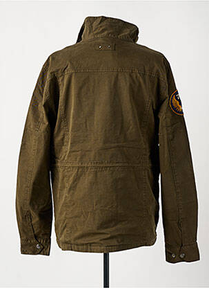 Blouson fermeture zippée sous rabat pressionné vert DAYTONA homme