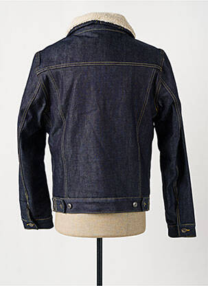 Veste casual coupe droite bleu DAYTONA homme