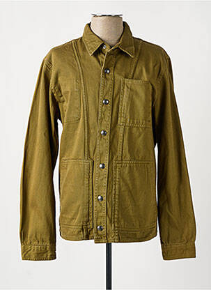 Veste casual fermeture boutonnée sur le devant vert DAYTONA homme