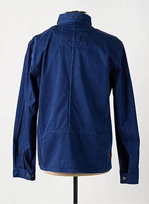 Veste casual fermeture boutonnée sur le devant bleu DAYTONA homme