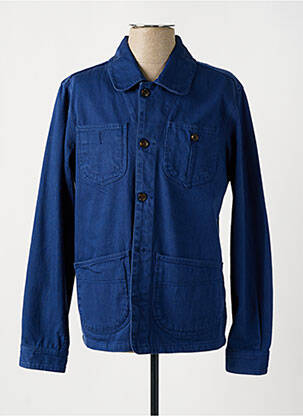 Veste casual coupe droite bleu DAYTONA femme