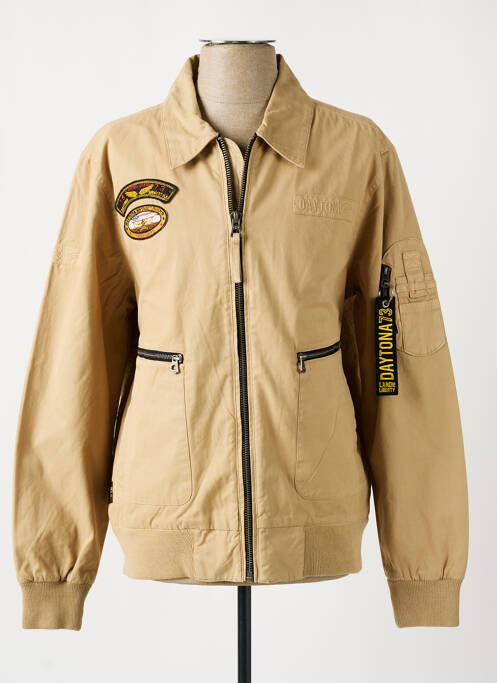 Blouson beige DAYTONA pour homme