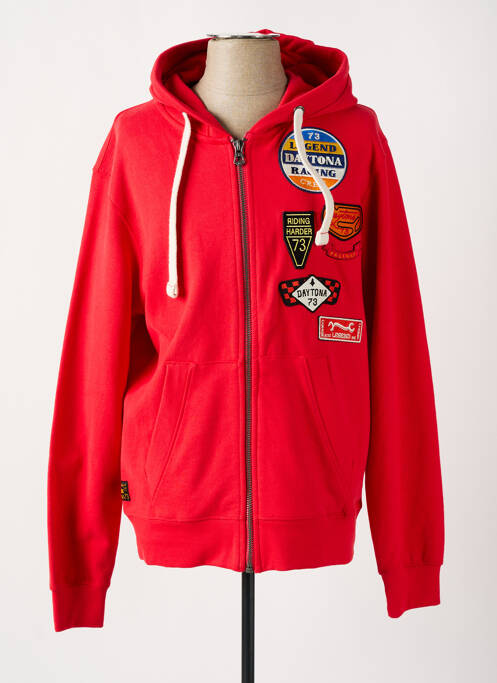 Veste casual rouge DAYTONA pour homme