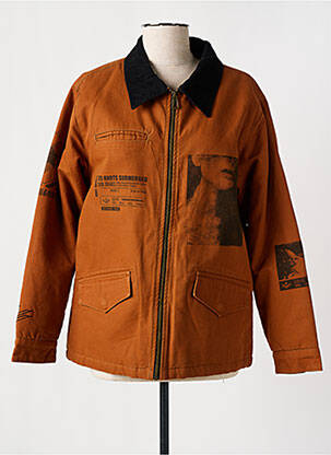 Veste casual coupe droite orange ROSE GARDEN femme