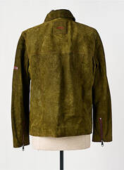 Veste en cuir vert ROSE GARDEN pour femme seconde vue