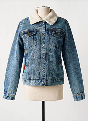 Veste casual coupe droite bleu ROSE GARDEN femme
