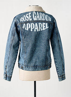 Veste casual coupe droite bleu ROSE GARDEN femme