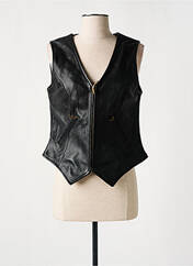 Veste en cuir noir DAYTONA pour femme seconde vue