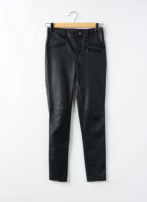 Pantalon slim noir ROSE GARDEN pour femme