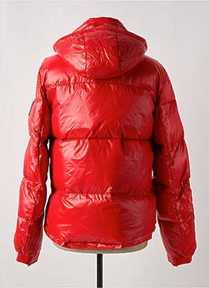 Doudoune poches a capuche rouge DAYTONA homme