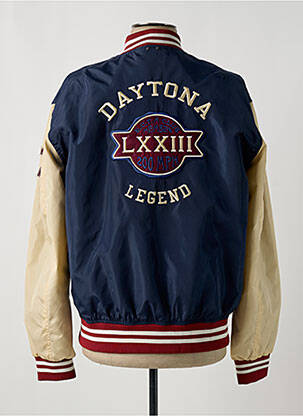Blouson tissage imperméable bleu DAYTONA homme