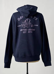 Sweat-shirt à capuche bleu DAYTONA pour homme seconde vue