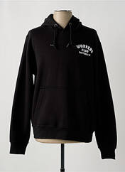 Sweat-shirt à capuche noir DAYTONA pour homme seconde vue