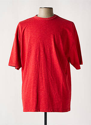 T-shirt tissage jersey manches courtes rouge DAYTONA homme