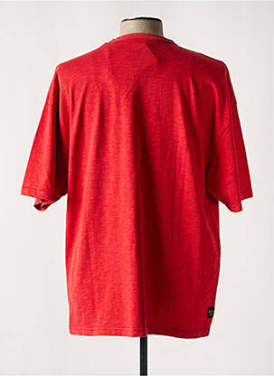 T-shirt tissage jersey manches courtes rouge DAYTONA homme