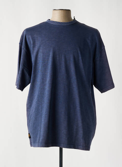 T-shirt bleu fonce DAYTONA pour homme