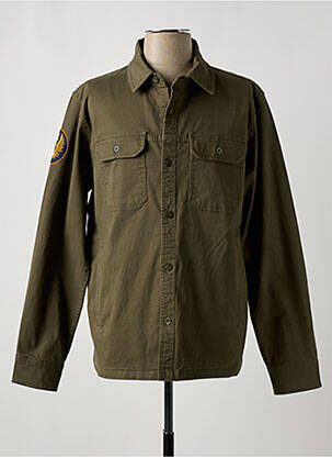 Veste casual fermeture boutonnée sur le devant vert DAYTONA homme