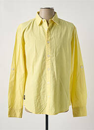 Chemise manches longues manches longues jaune DAYTONA homme