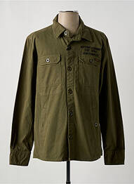 Veste casual fermeture boutonnée sur le devant vert DAYTONA homme