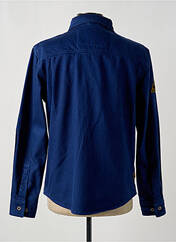 Chemise manches longues bleu DAYTONA pour homme seconde vue
