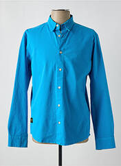 Chemise manches longues bleu DAYTONA pour homme seconde vue