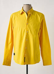 Chemise manches longues jaune DAYTONA pour homme seconde vue
