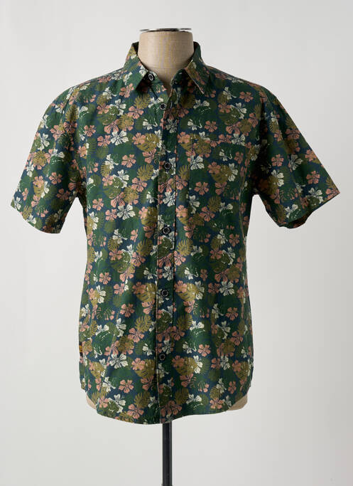 Chemise manches courtes vert DAYTONA pour homme