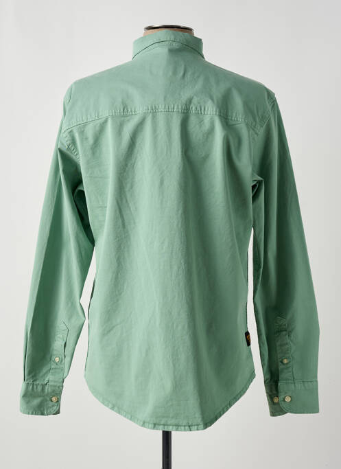 Chemise manches longues vert DAYTONA pour homme