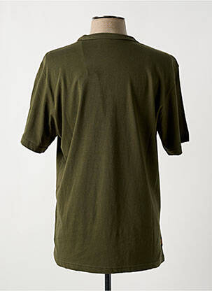 T-shirt coupe droite manches courtes vert DAYTONA homme