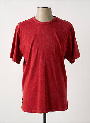 T-shirt coupe droite manches courtes rouge DAYTONA homme