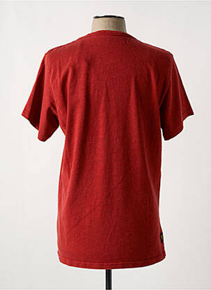 T-shirt coupe droite manches courtes rouge DAYTONA homme