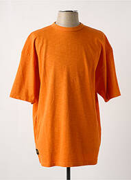 T-shirt coupe droite manches courtes orange DAYTONA homme