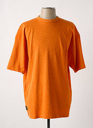 T-shirt coupe droite manches courtes orange DAYTONA homme