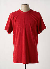 T-shirt coupe droite manches courtes rouge clair DAYTONA homme