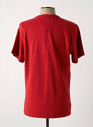 T-shirt coupe droite manches courtes rouge clair DAYTONA homme