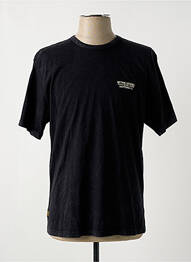 T-shirt coupe droite manches courtes noir DAYTONA homme