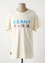 T-shirt beige DAYTONA pour homme seconde vue