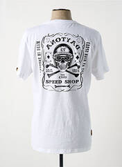 T-shirt blanc DAYTONA pour homme seconde vue