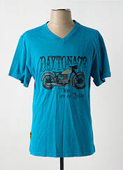 T-shirt bleu DAYTONA pour homme seconde vue