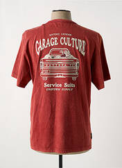 T-shirt rouge DAYTONA pour homme seconde vue