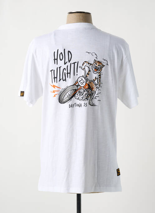 T-shirt blanc DAYTONA pour homme