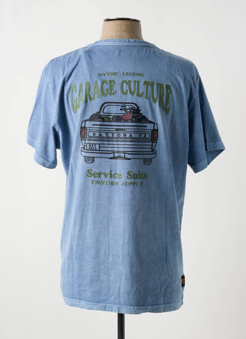 T-shirt bleu DAYTONA pour homme