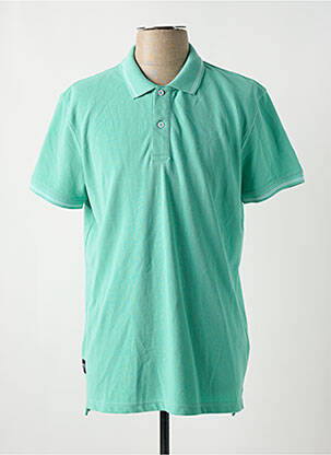 Polo coupe droite manches courtes vert DAYTONA homme