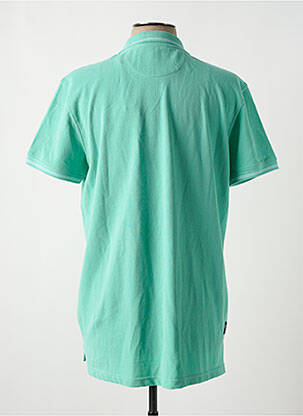 Polo coupe droite manches courtes vert DAYTONA homme
