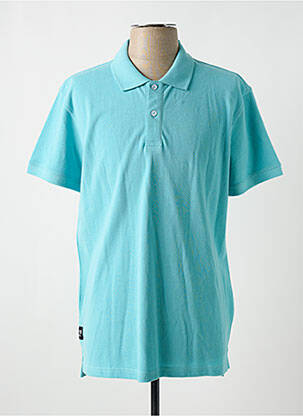 Polo coupe droite manches courtes bleu DAYTONA homme